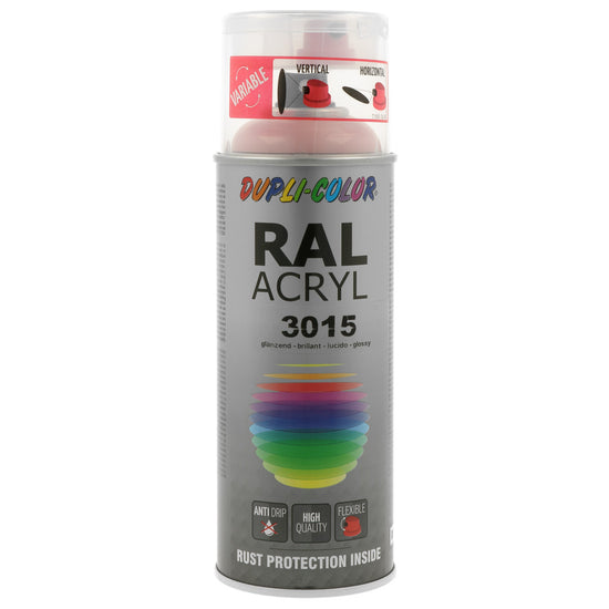 PEINTURE ACRYL RAL3015 BRILLANT 400ML DUPLI COLOR