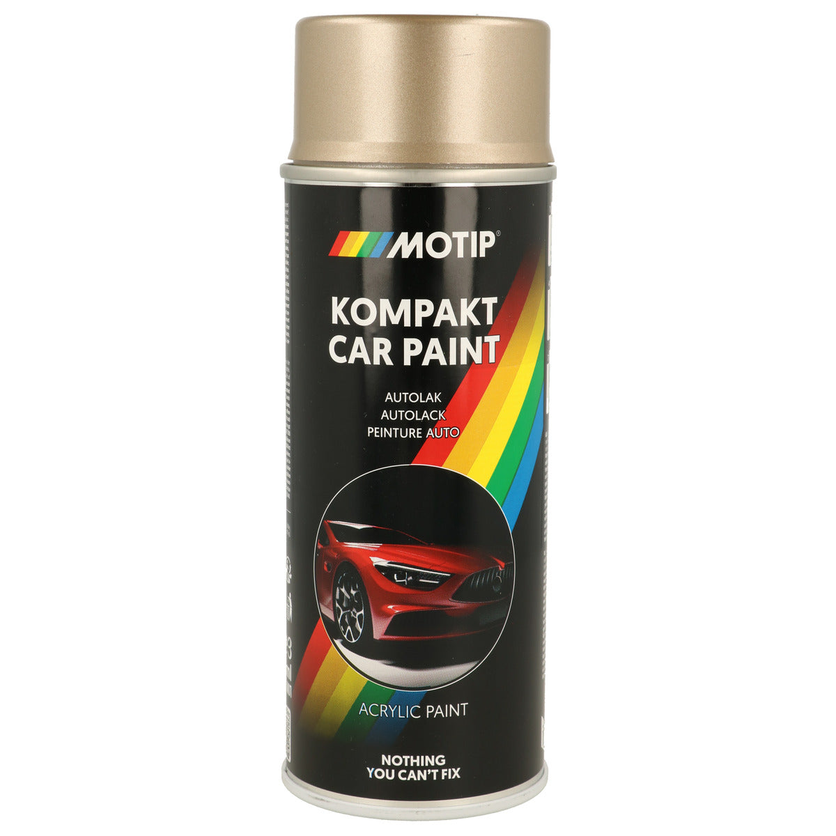 PEINTURE ACRYLIQUE KOMPAKT 52438 GRIS METALLISE 400ML MOTIP