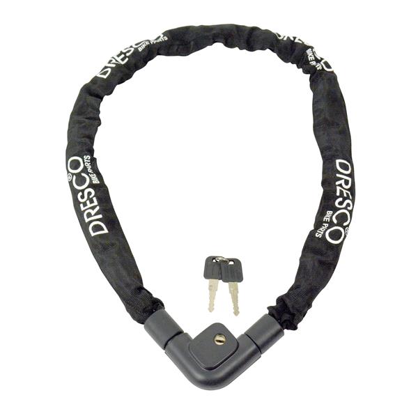 ANTIVOL CHAINE 120CM DIAM 8MM 2 CLES DRESCO