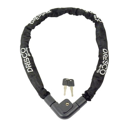 ANTIVOL CHAINE 120CM DIAM 8MM 2 CLES DRESCO
