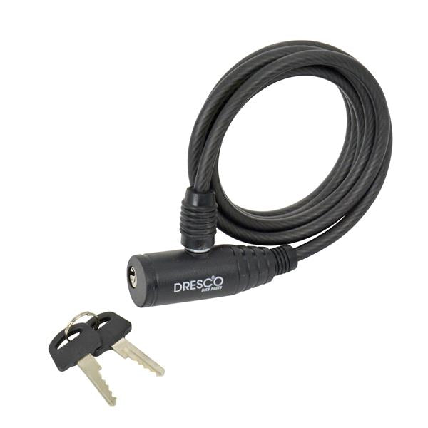 ANTIVOL CABLE 150CM DIAM 6MM 2 CLES DRESCO