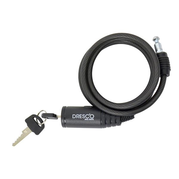 ANTIVOL CABLE 150CM DIAM 6MM 2 CLES DRESCO