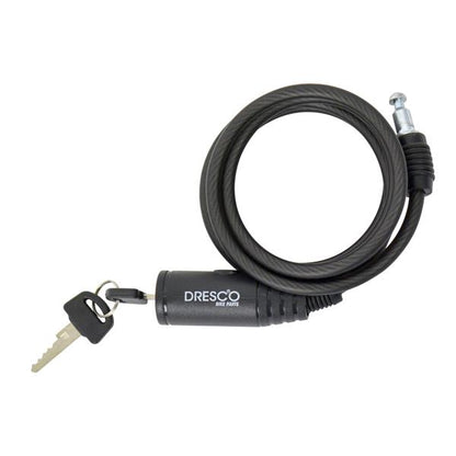 ANTIVOL CABLE 150CM DIAM 6MM 2 CLES DRESCO