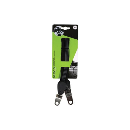 TENDEUR 3 SANGLES 70CM POUR VELO AVEC PLAQUE DE MONTAGE DRESCO