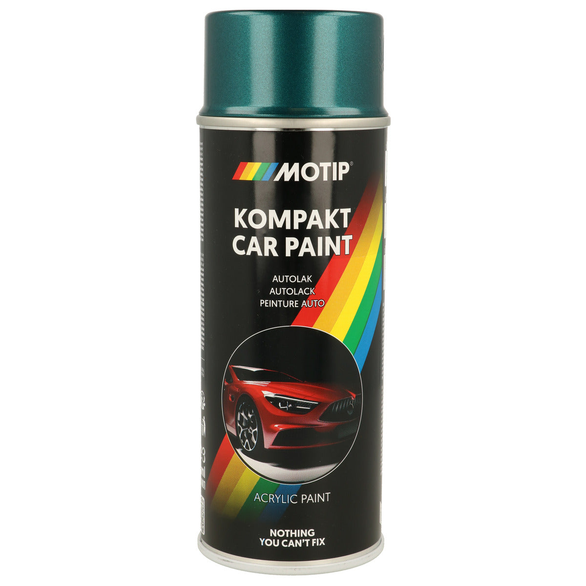 PEINTURE ACRYLIQUE KOMPAKT 53670 VERT METALLISE 400ML MOTIP
