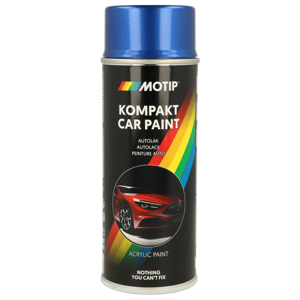 PEINTURE ACRYLIQUE KOMPAKT 54520 BLEU METALLISE 400ML MOTIP
