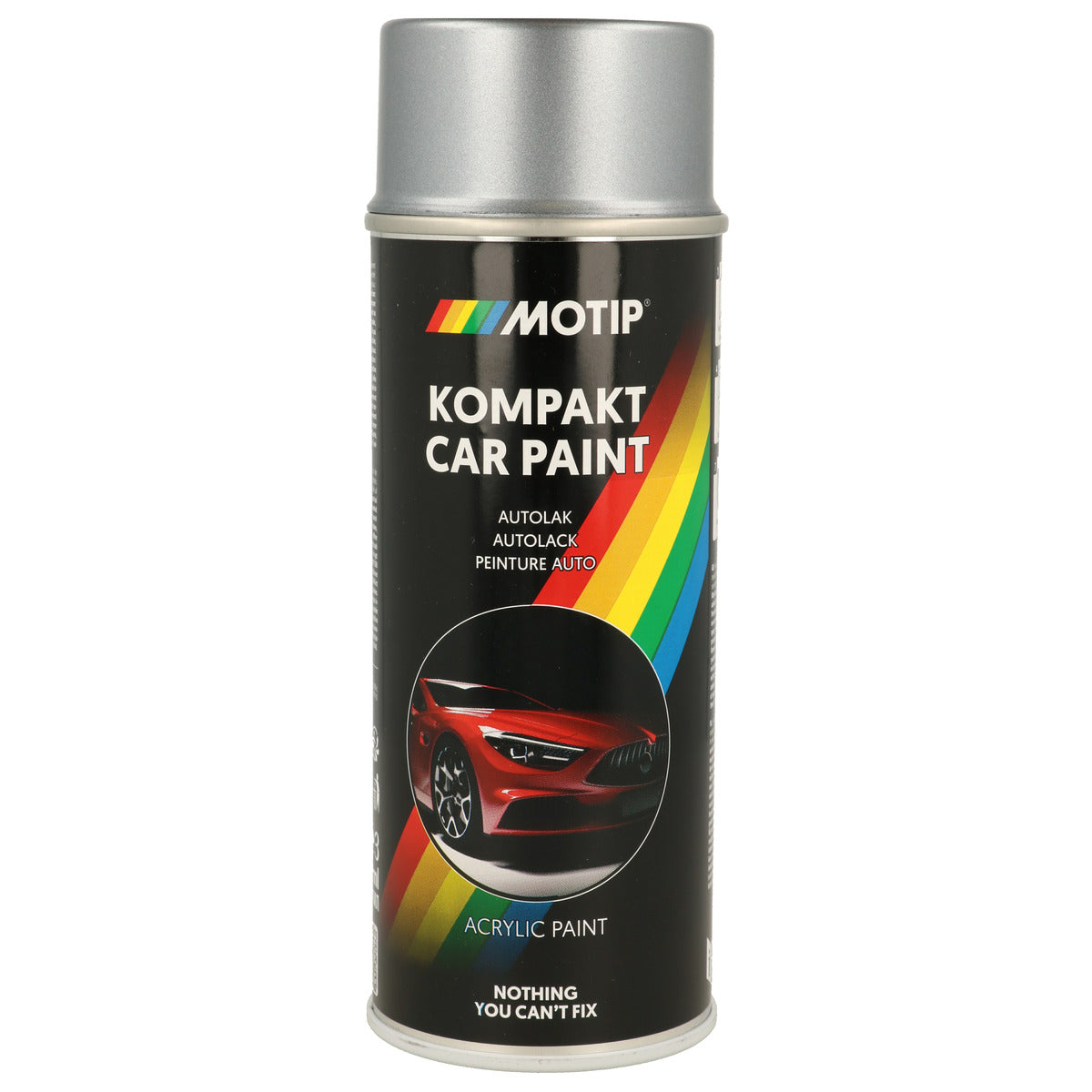 PEINTURE ACRYLIQUE KOMPAKT 54980 ARGENT METALLISE 400ML MOTIP