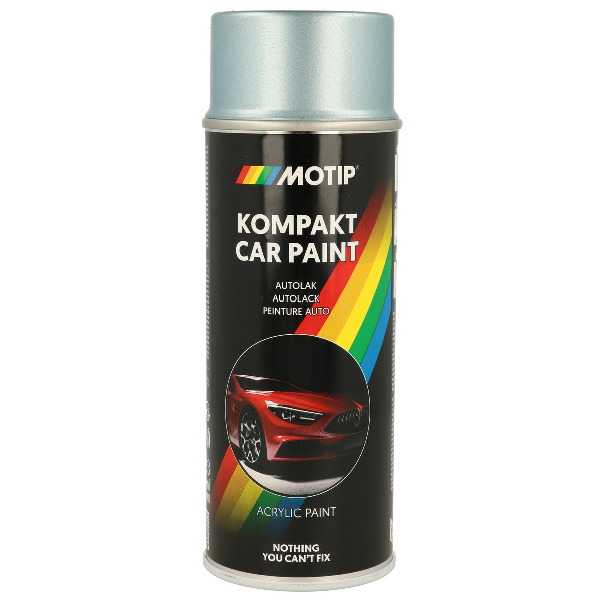 PEINTURE ACRYLIQUE KOMPAKT 55056 ARGENT METALLISE 400ML MOTIP