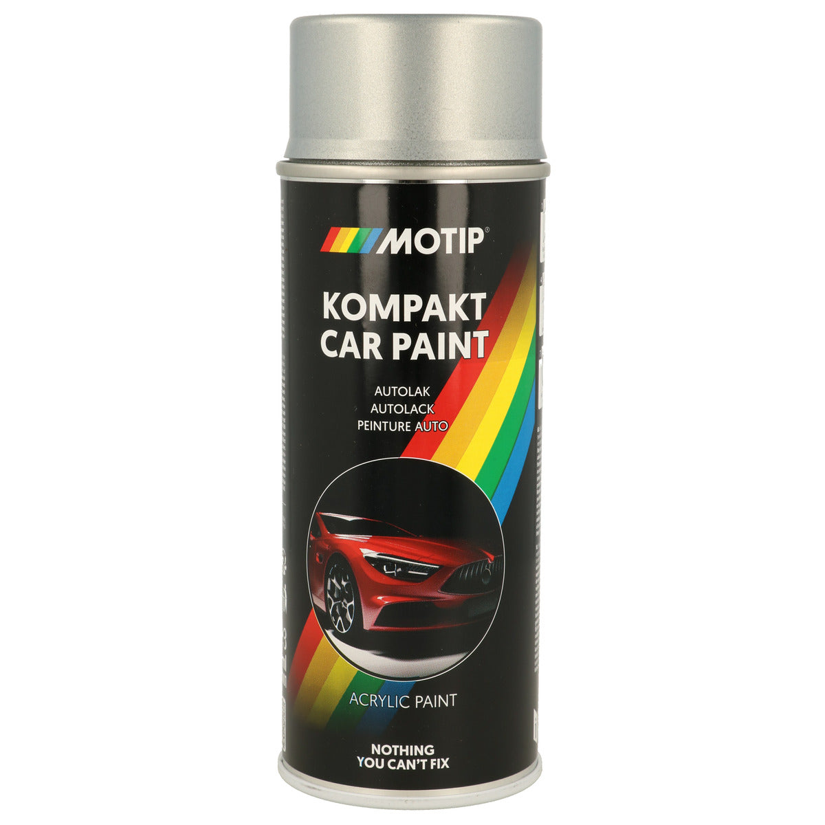 PEINTURE ACRYLIQUE KOMPAKT 55064 ARGENT METALLISE 400ML MOTIP