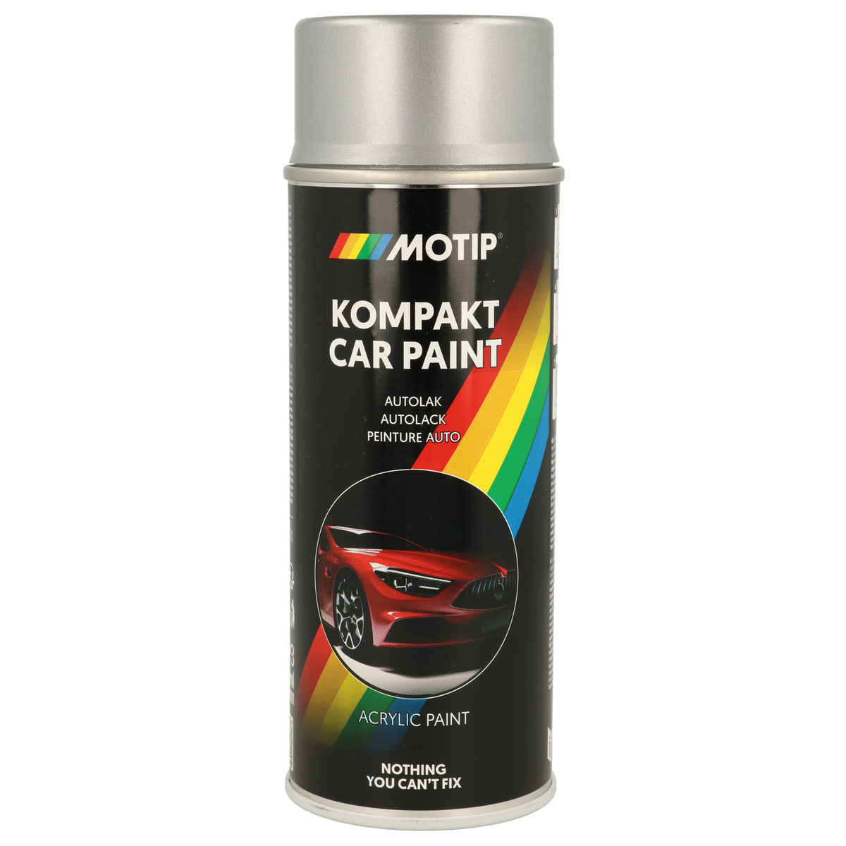 PEINTURE ACRYLIQUE KOMPAKT 55100 GRIS METALLISE 400ML MOTIP