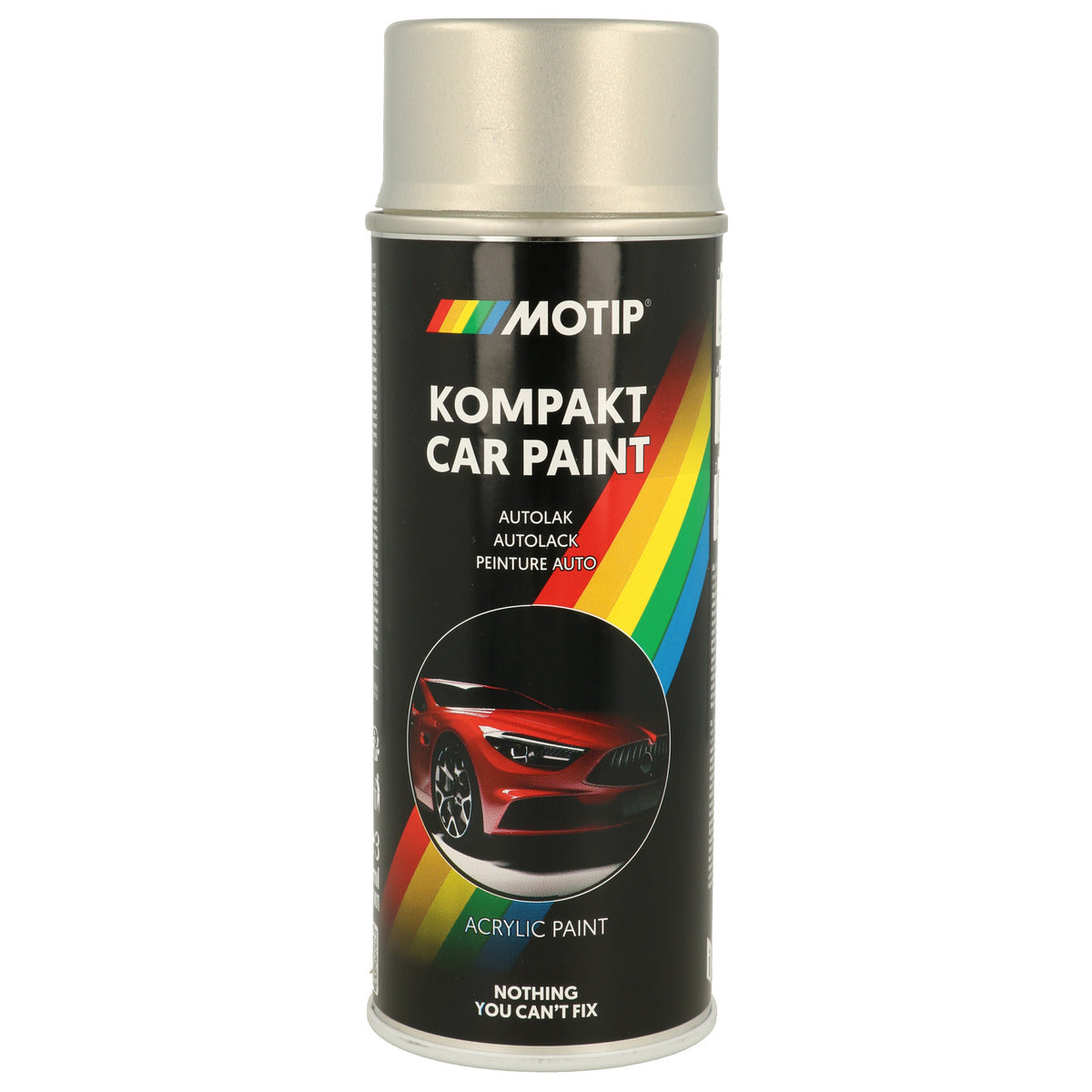 PEINTURE ACRYLIQUE KOMPAKT 55269 ARGENT METALLISE 400ML MOTIP