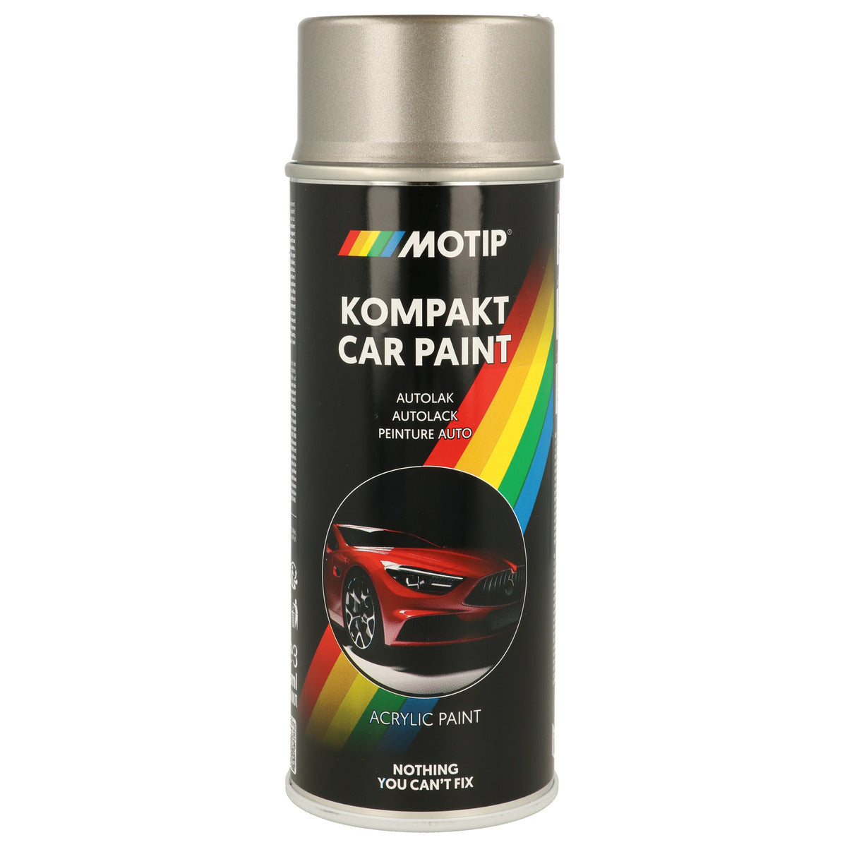 PEINTURE ACRYLIQUE KOMPAKT 55403 GRIS METALLISE 400ML MOTIP