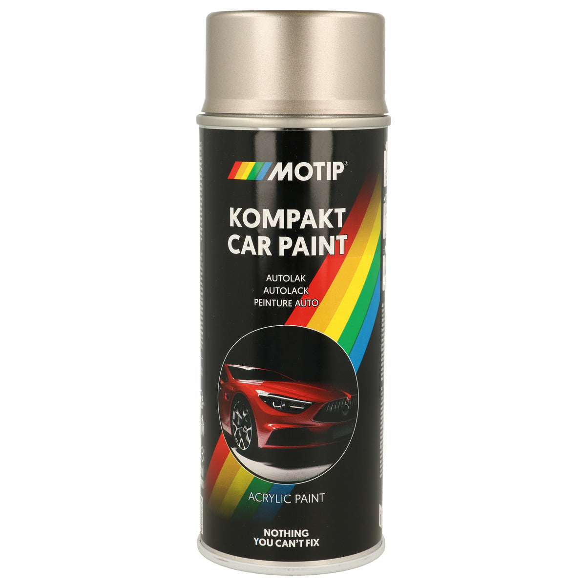 PEINTURE ACRYLIQUE KOMPAKT 55410 GRIS METALLISE 400ML MOTIP
