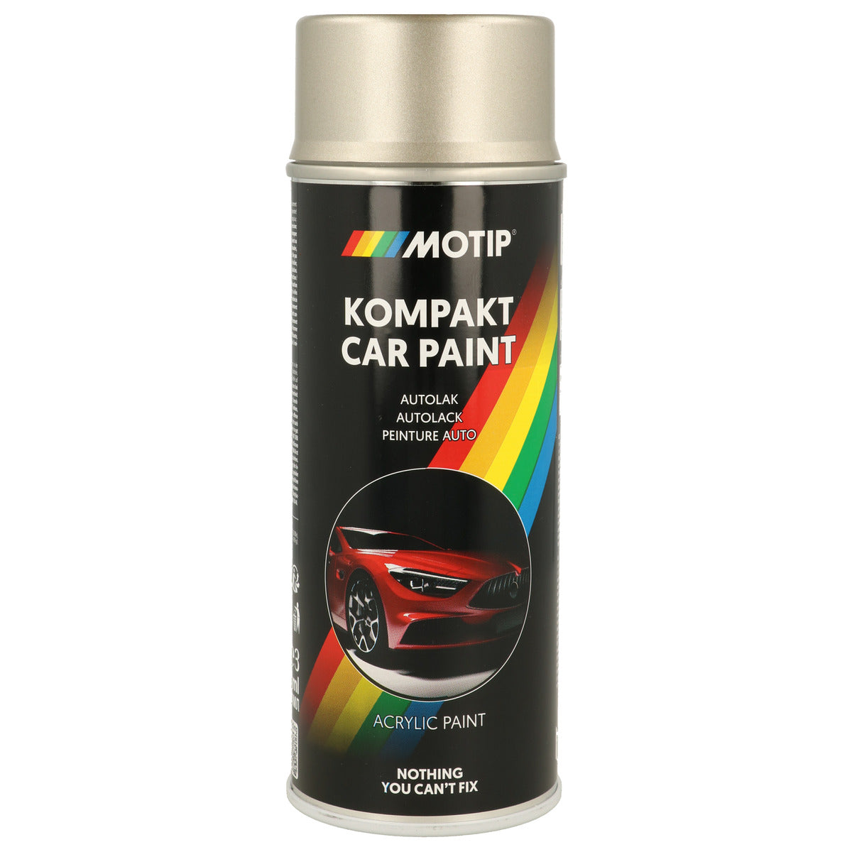 PEINTURE ACRYLIQUE KOMPAKT 55420 GRIS METALLISE 400ML MOTIP