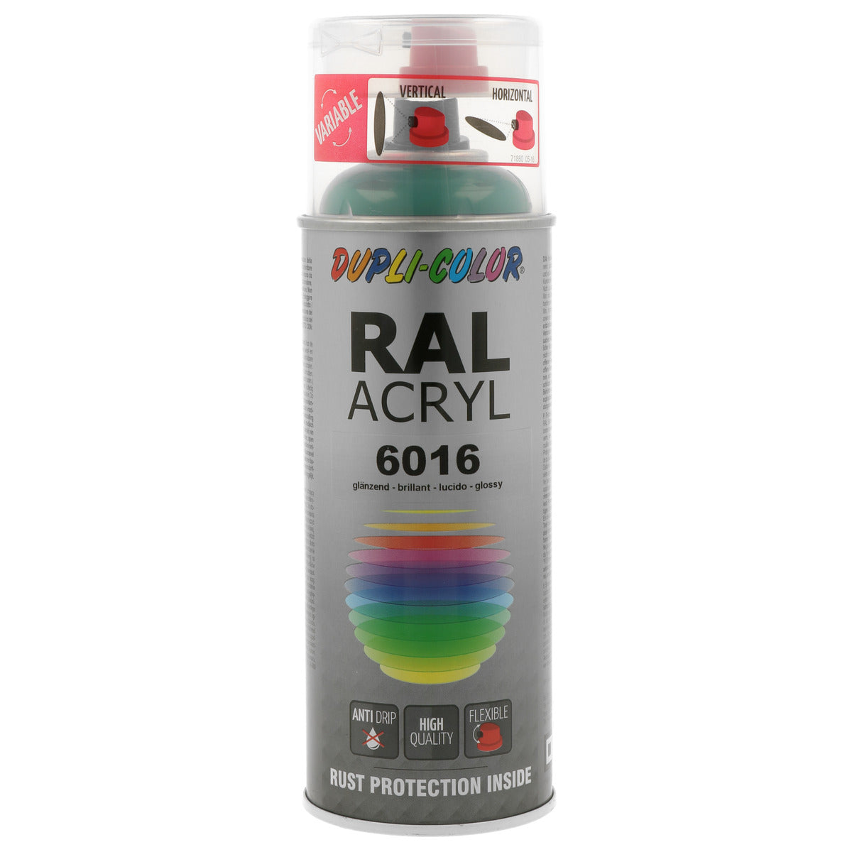 PEINTURE ACRYL RAL6016 VERT BRILLANT 400ML DUPLI COLOR