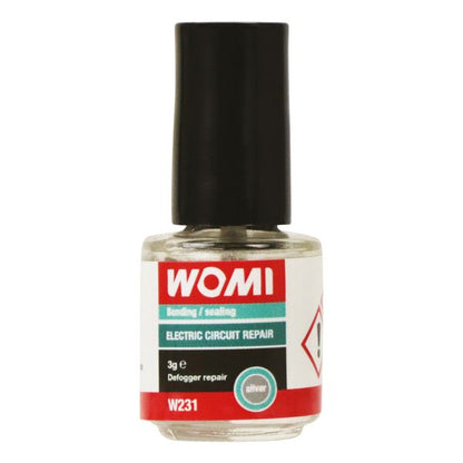 COLLE GLUE CONDUCTEUR ELECTRIQUE REPARATION CIRCUIT ARGENT WOMI W231