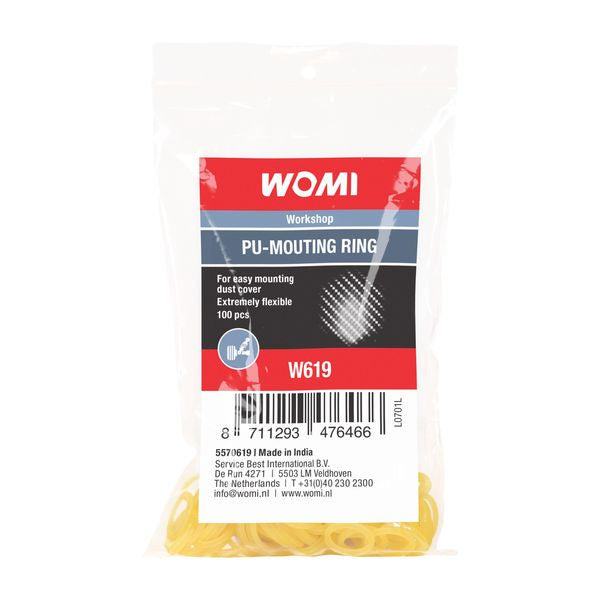 BAGUES EN PU POUR SOUFFLET DE ROTULE DE SUSPENSION 100 PIECES W619