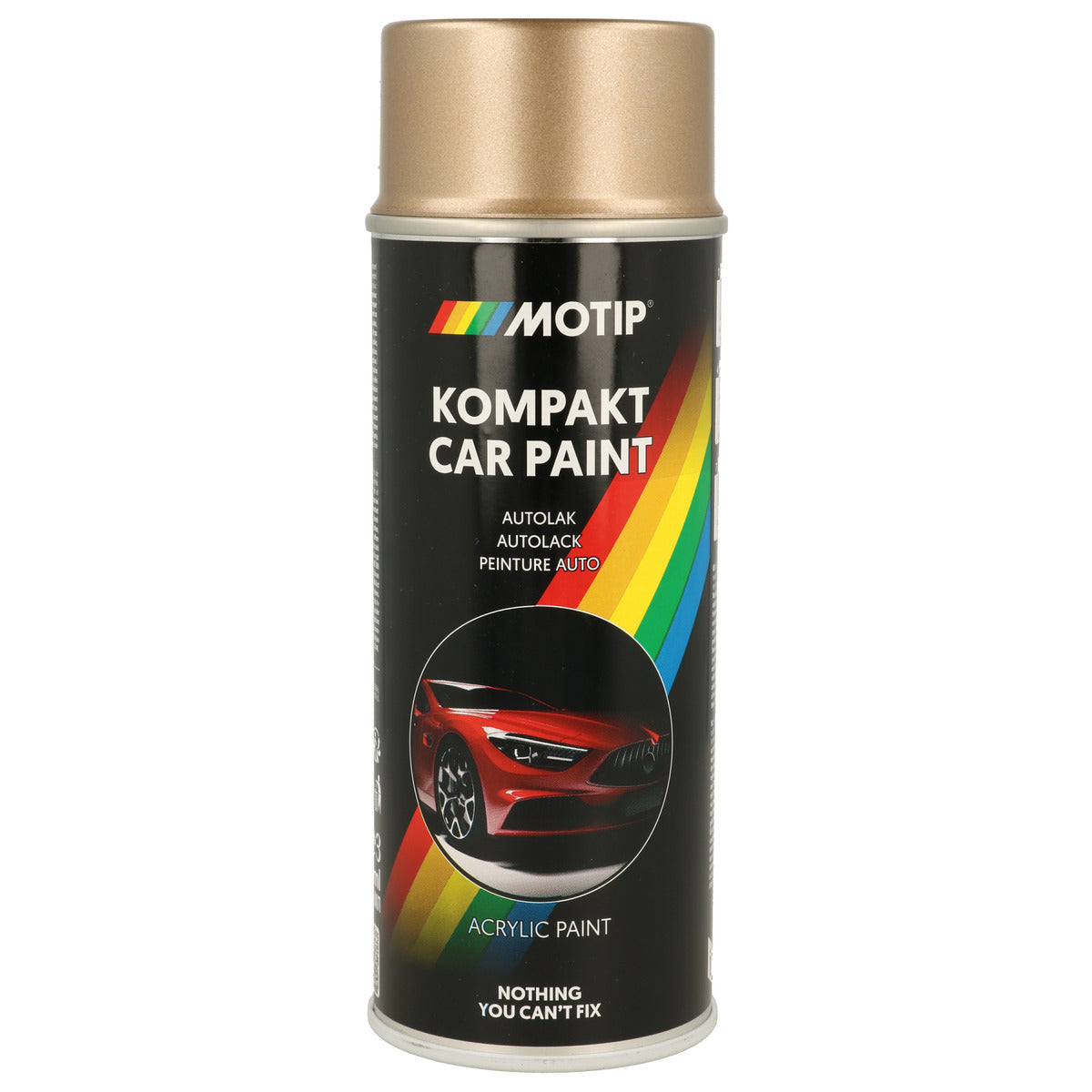 PEINTURE ACRYLIQUE KOMPAKT 55730 OR METALLISE 400ML MOTIP