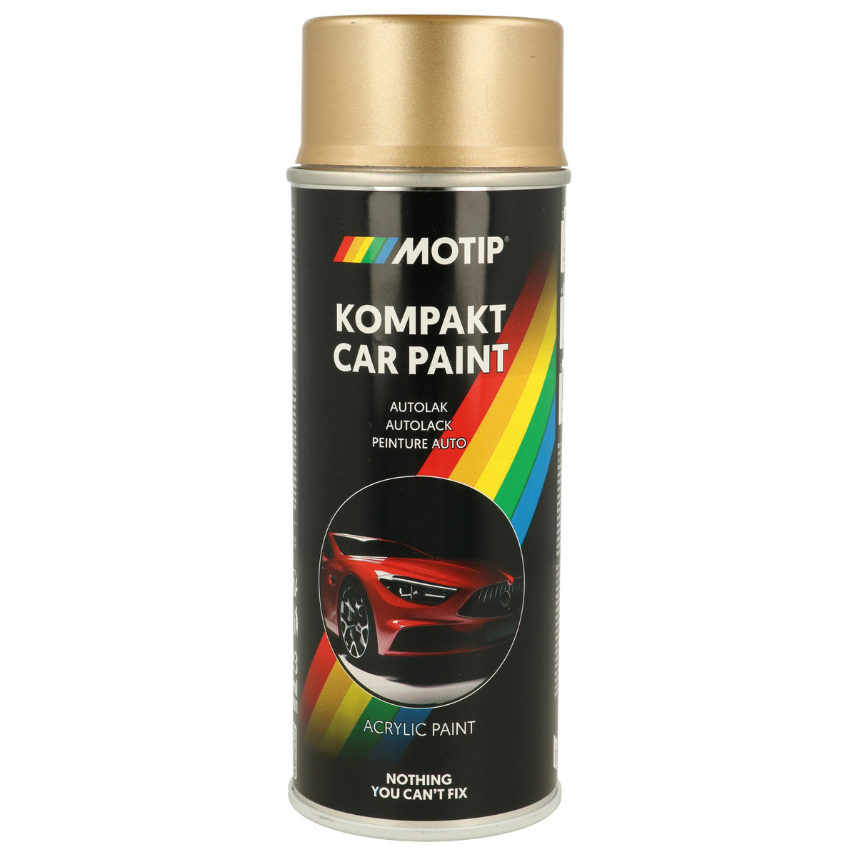 PEINTURE ACRYLIQUE KOMPAKT 55800 ARGENT METALLISE 400ML MOTIP