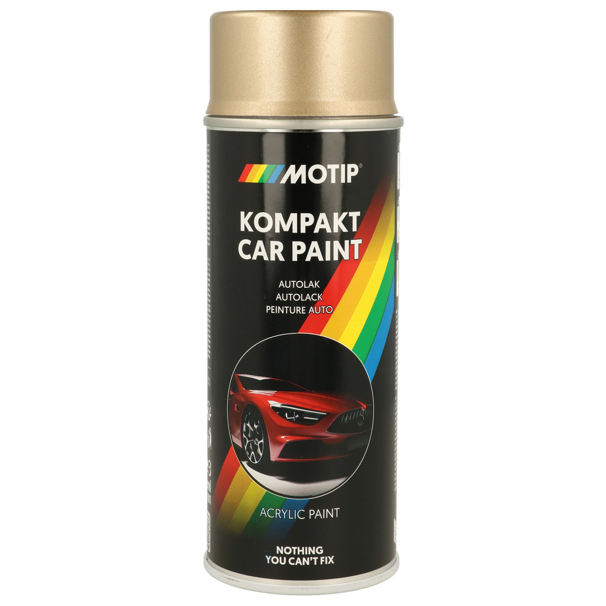 PEINTURE ACRYLIQUE KOMPAKT 55850 OR METALLISE 400ML MOTIP