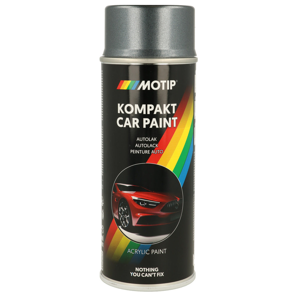 PEINTURE ACRYLIQUE KOMPAKT 56666 GRIS METALLISE 400ML MOTIP