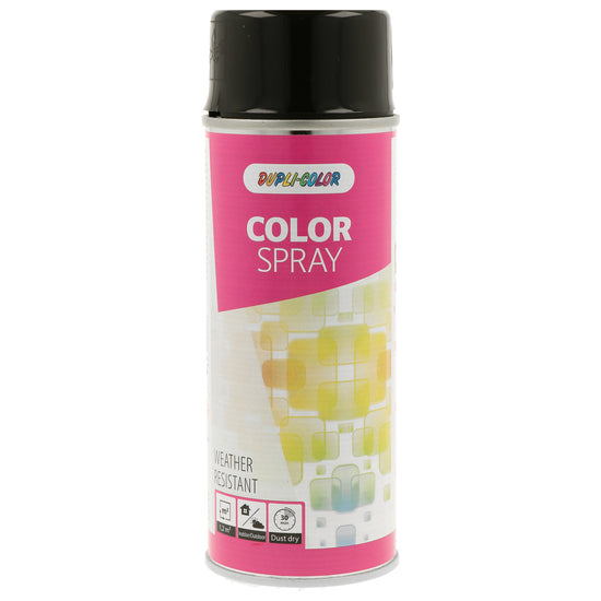 PEINTURE COLOR SPRAY RAL9005 BRILLANT AEROSOL 400ML DUPLI COLOR