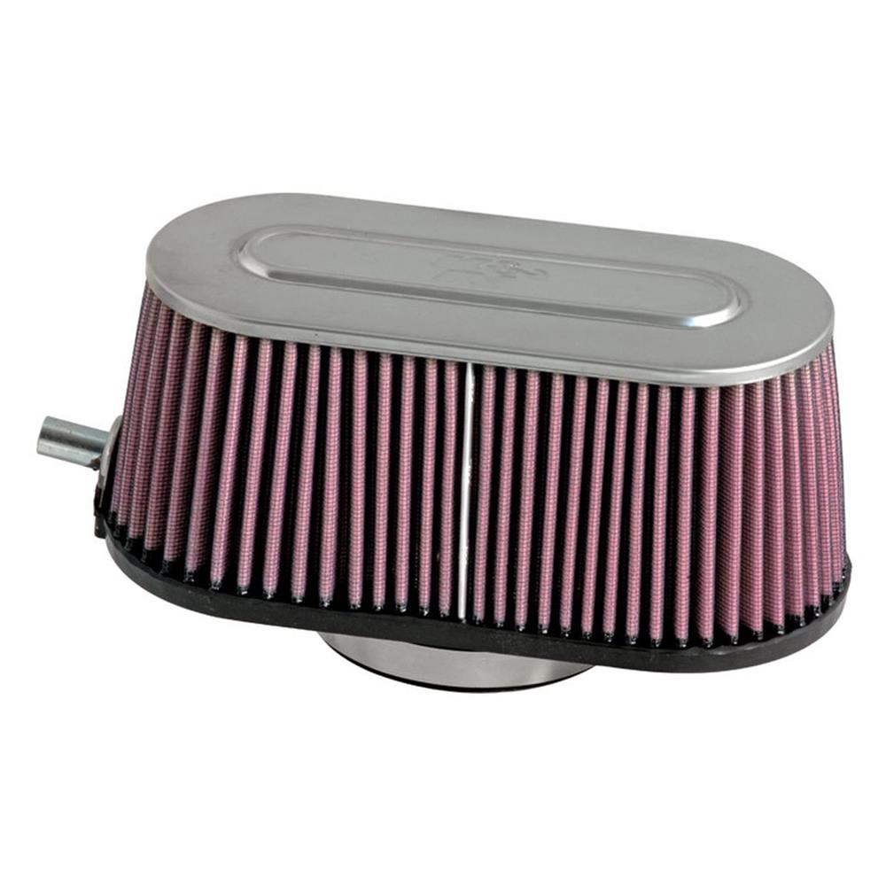 FILTRE A AIR POUR MOTEUR BATEAU 3-3/4FLG 4H OVAL W/VENT K&N