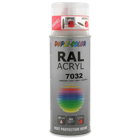 PEINTURE ACRYL RAL7032 BRILLANT 400ML DUPLI COLOR