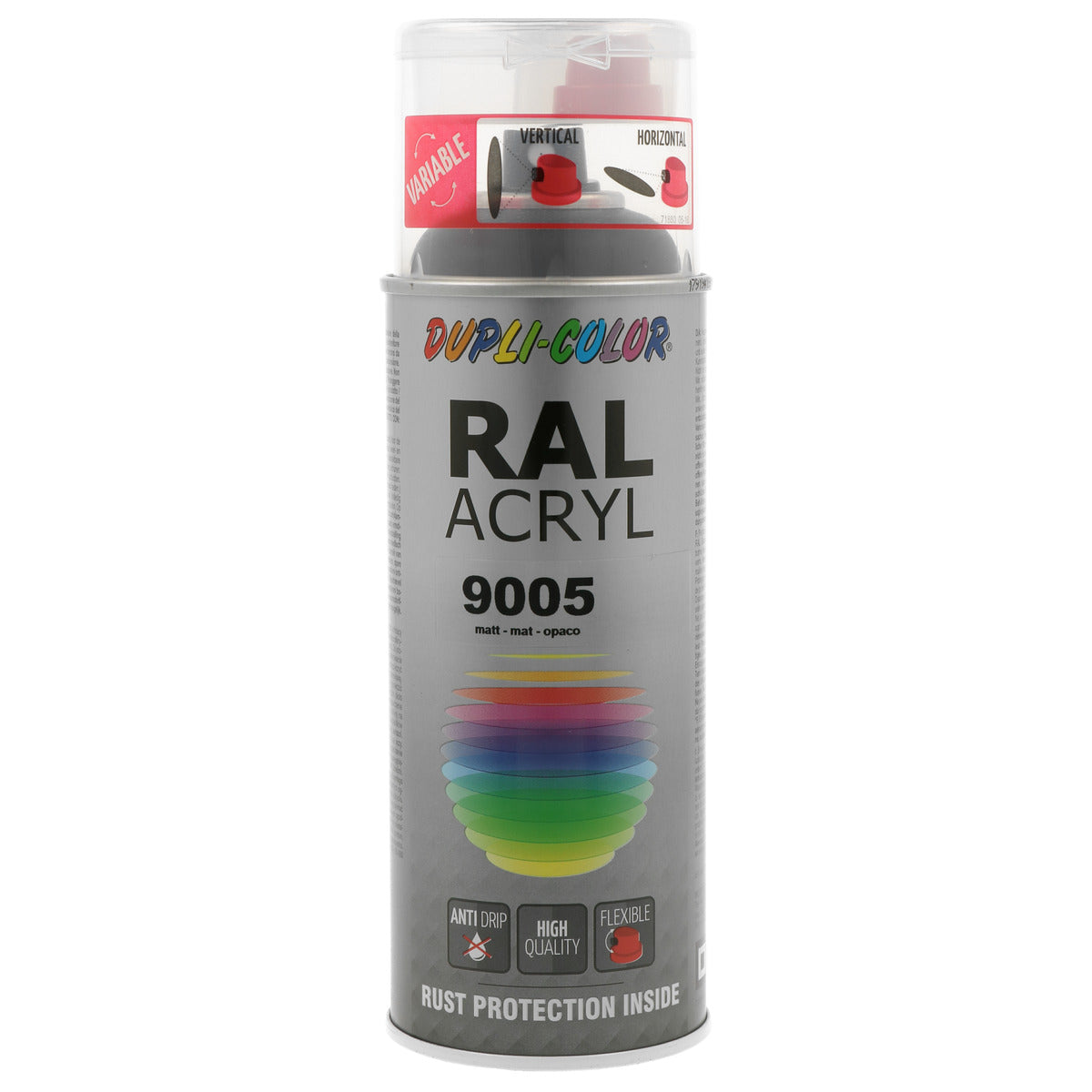 PEINTURE ACRYL RAL9005 NOIR PROFOND MAT 400ML DUPLI COLOR