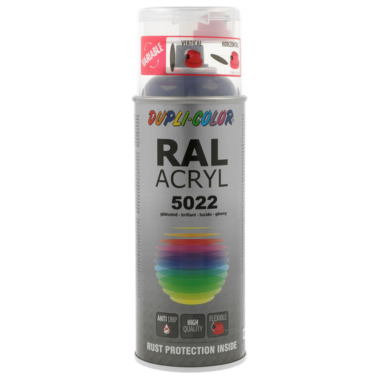 PEINTURE ACRYL RAL5022 400ML DUPLI COLOR
