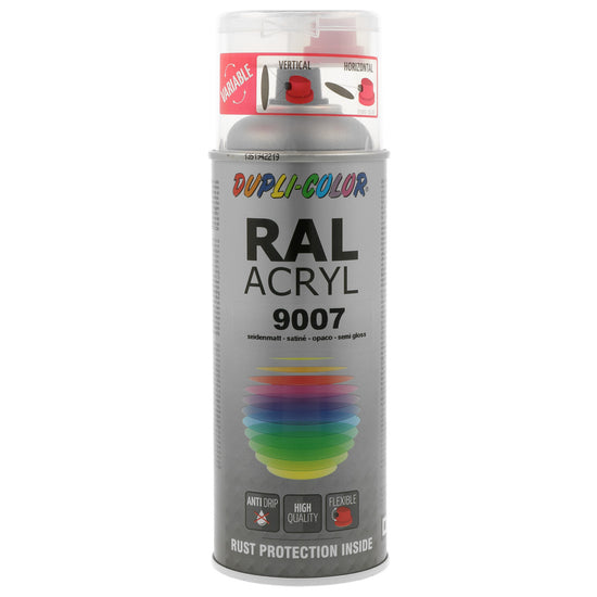 PEINTURE ACRYL RAL9007 SATINE 400ML DUPLI COLOR
