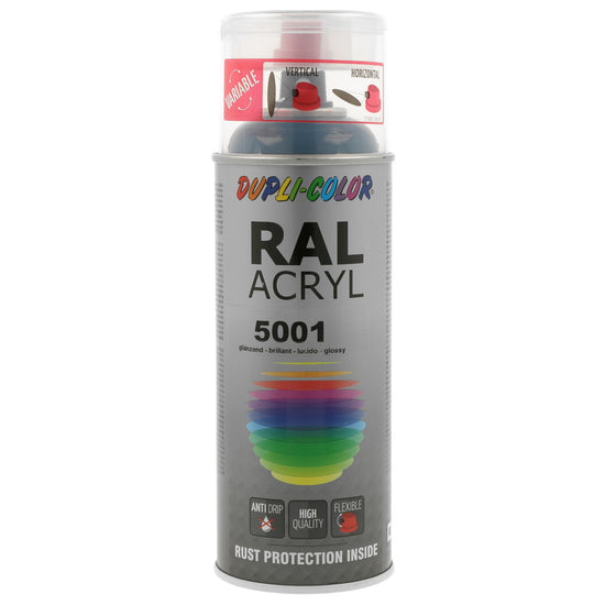 PEINTURE ACRYL RAL5001 BRILLANT 400ML DUPLI COLOR