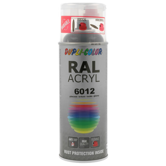 PEINTURE ACRYL RAL6012 NOIR VERT BRILLANT 400ML DUPLI COLOR