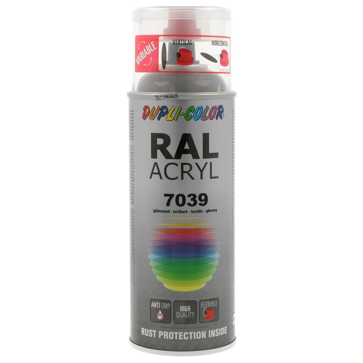 PEINTURE ACRYLIQUE RAL7039 GRIS QUARTZ BRILLANT 400ML DUPLI COLOR
