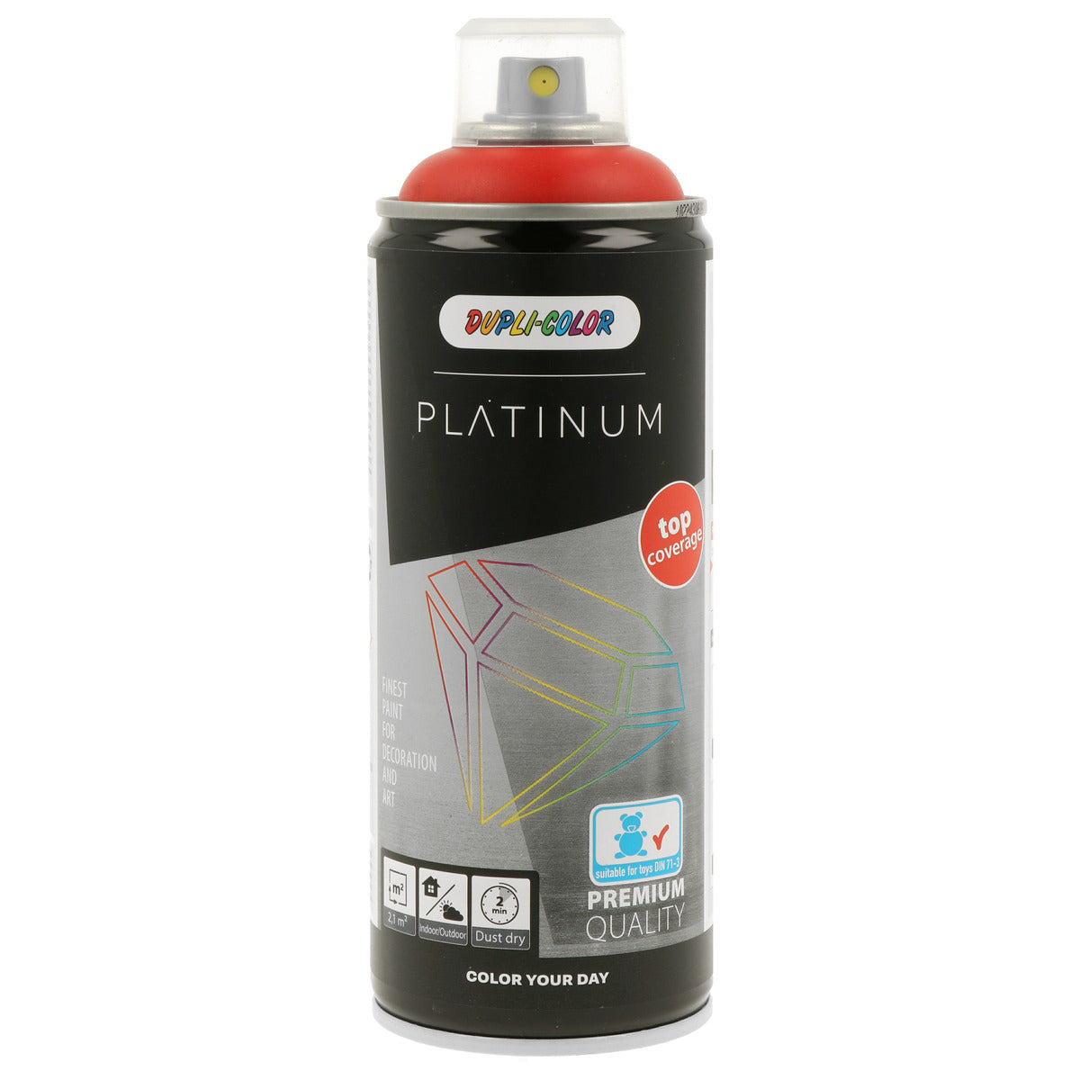 PEINTURE PLATINUM ROUGE TRAFIC AEROSOL 400ML DUPLI COLOR
