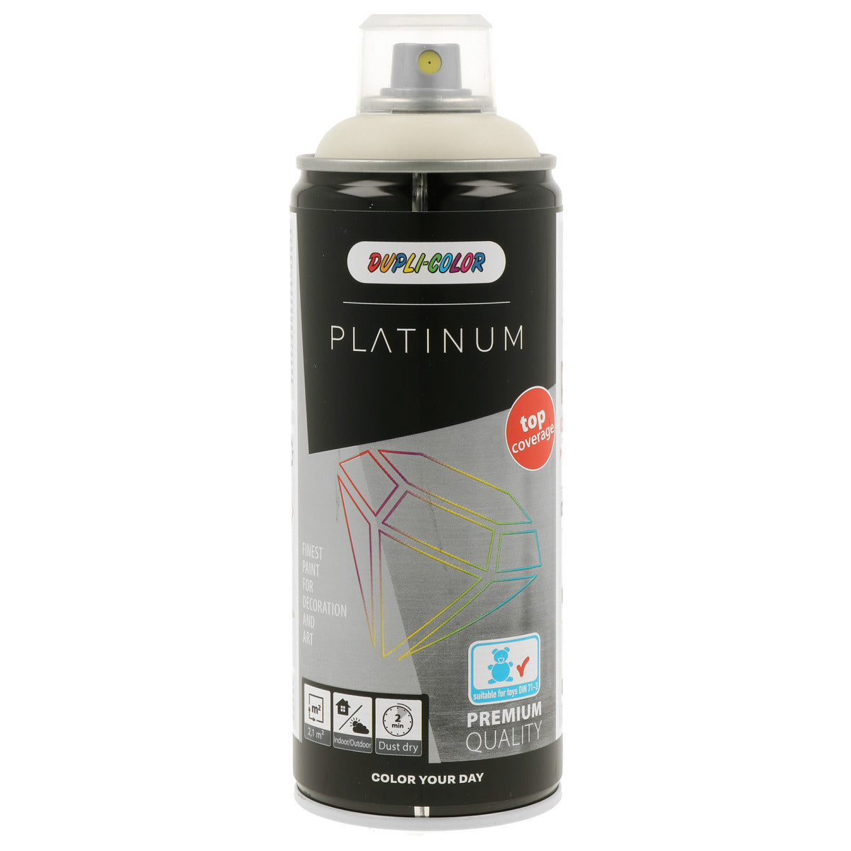 PEINTURE PLATINUM BLANC CREME AEROSOL 400ML DUPLI COLOR