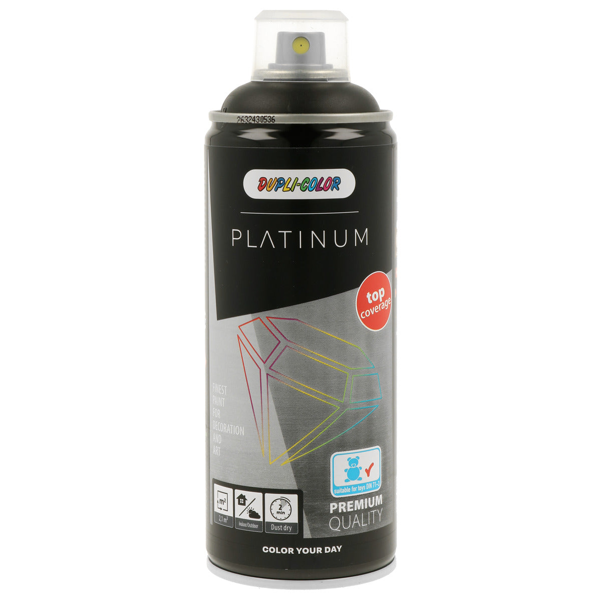 PEINTURE PLATINUM NOIR PROFOND AEROSOL 400ML DUPLI COLOR