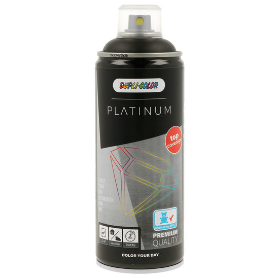 PEINTURE PLATINUM NOIR PROFOND AEROSOL 400ML DUPLI COLOR