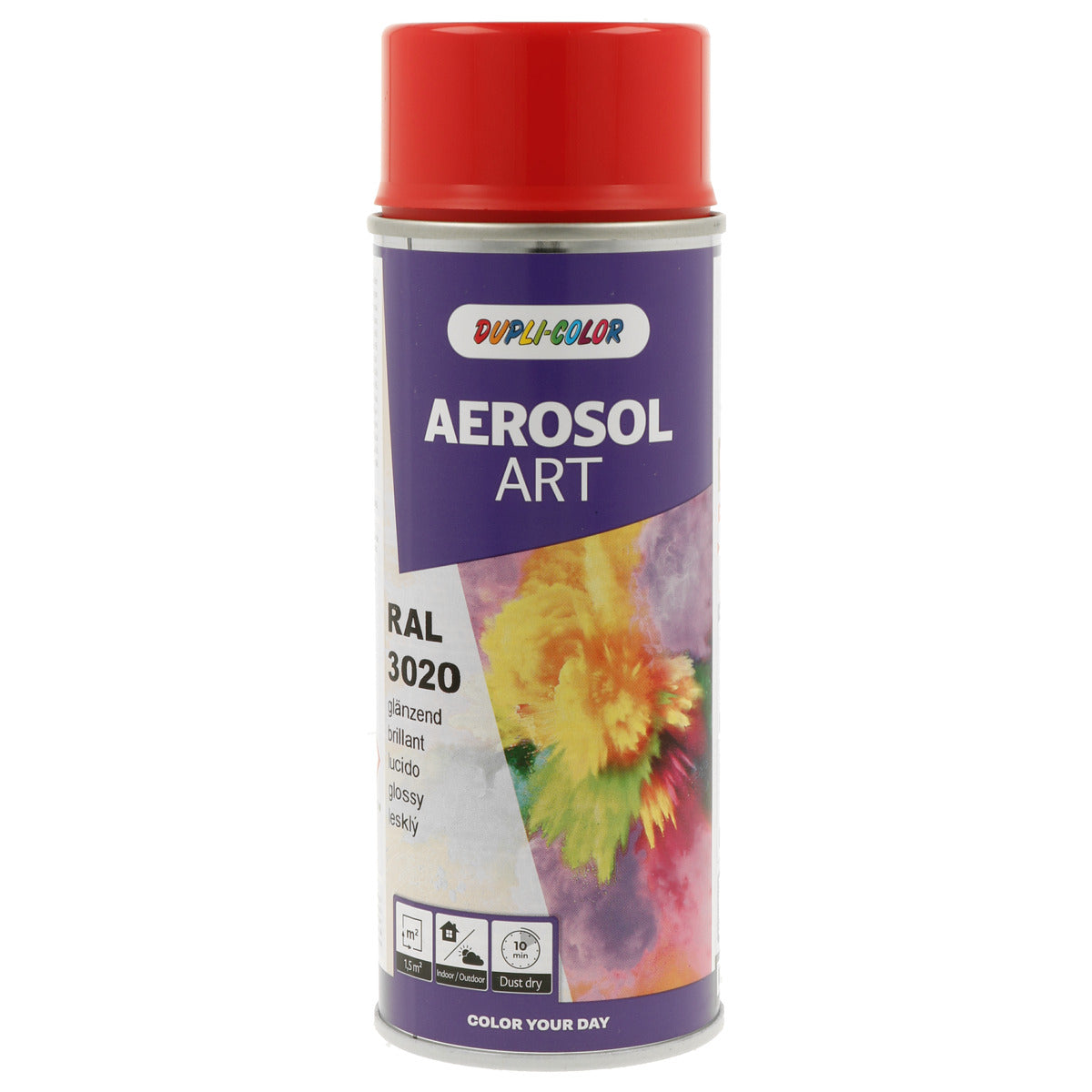 PEINTURE AEROSOL ART RAL3020 BRILLANT 400ML DUPLI COLOR