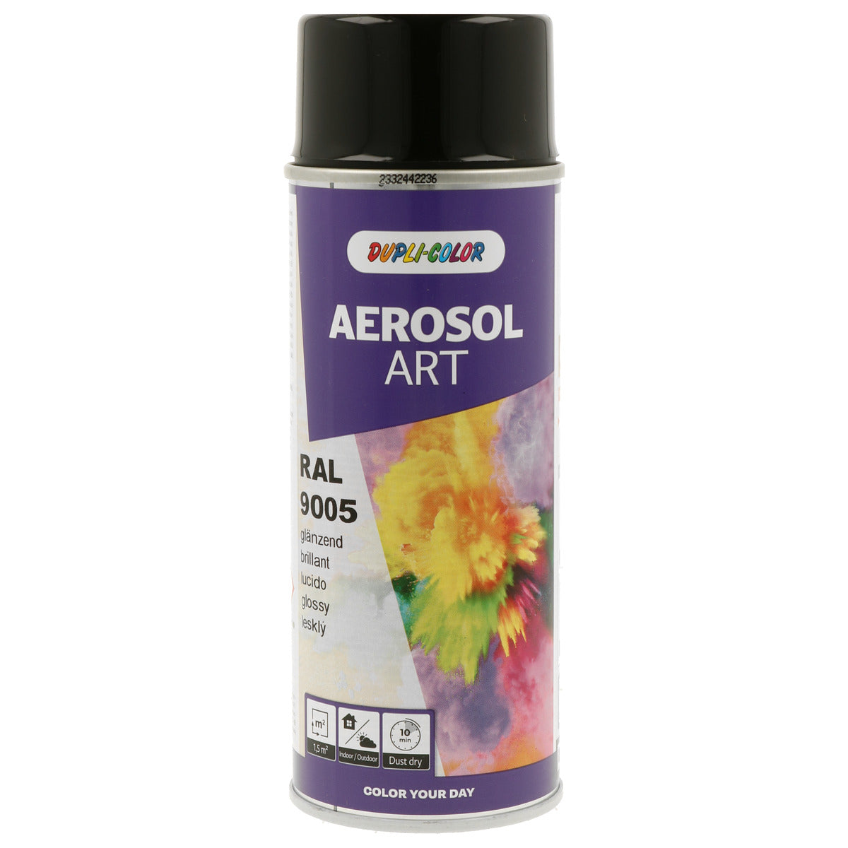 PEINTURE AEROSOL ART RAL9005 BRILLANT 400ML DUPLI COLOR