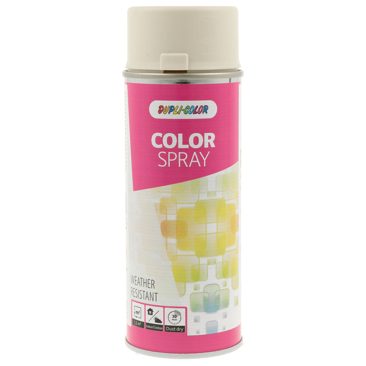 PEINTURE GLYCERO RAL1013 BLANC PERLE SATINE 400ML DUPLI COLOR