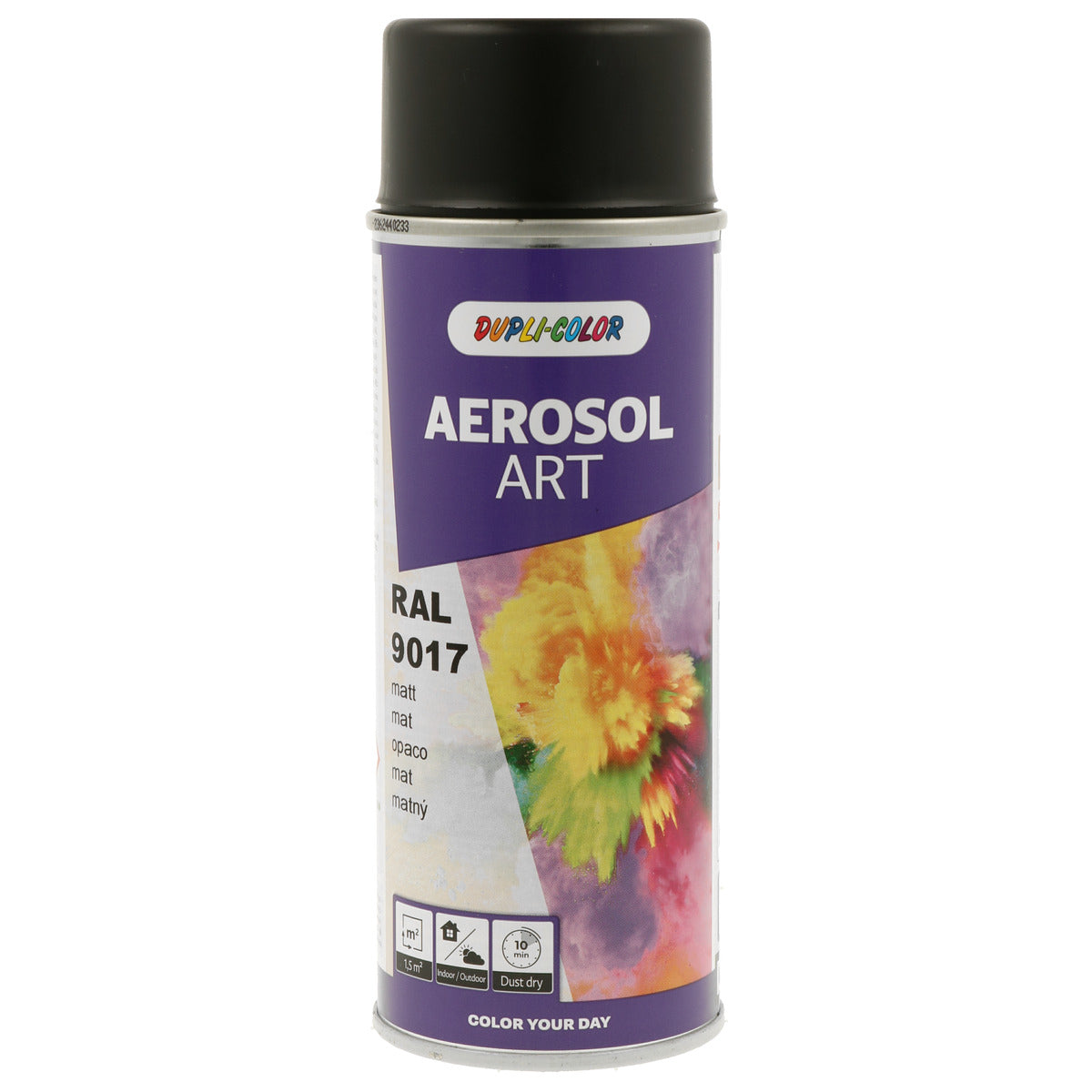 PEINTURE AEROSOL ART RAL9017 MAT 400ML DUPLI COLOR