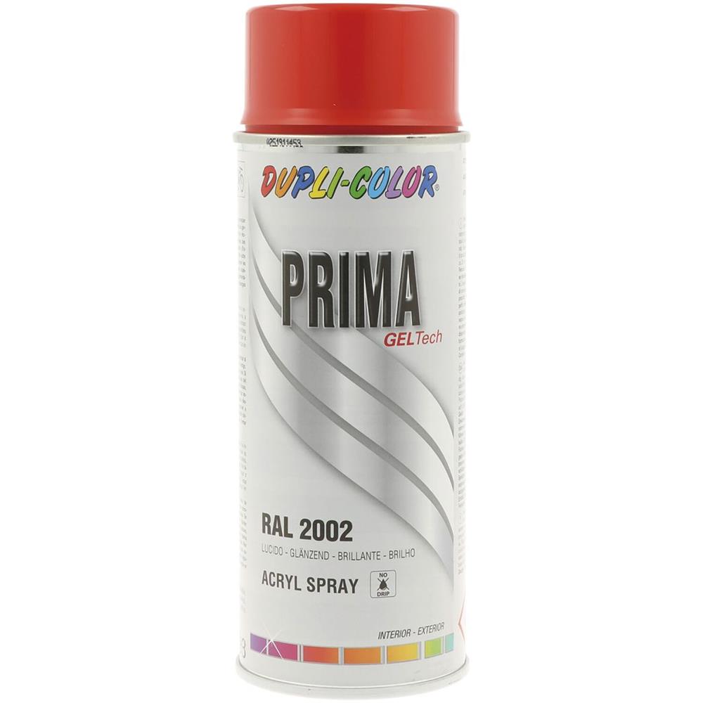 PEINTURE PRIMA RAL2002 ORANGE SANG BRILLANT 400ML DUPLI COLOR