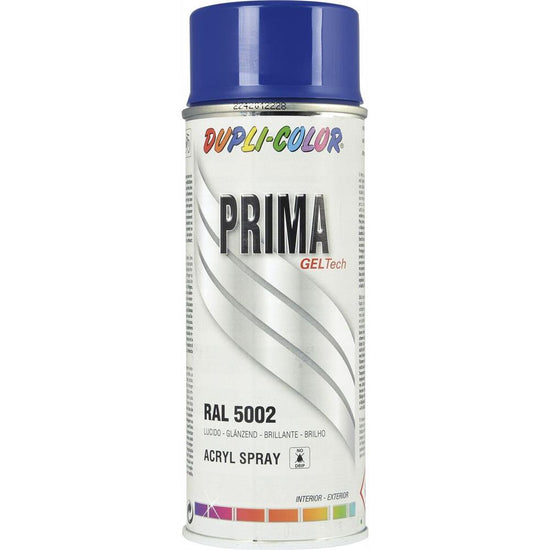 PEINTURE PRIMA RAL5002 BLEU OUTREMER BRILLANT 400ML DUPLI COLOR