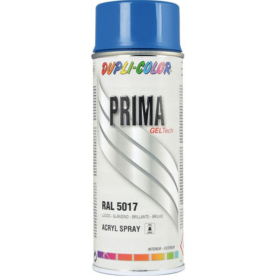PEINTURE PRIMA RAL5017 BLEU TRAFIC BRILLANT 400ML DUPLI COLOR