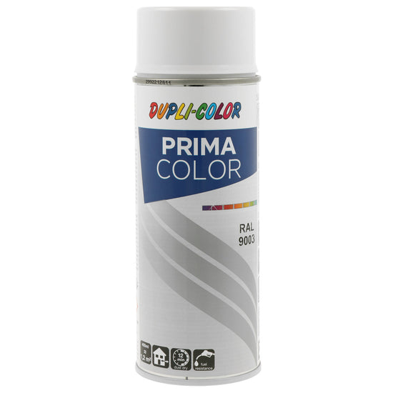 PEINTURE PRIMA RAL9003 BLANC SIGNAL  BRILLANT 400ML DUPLI COLOR