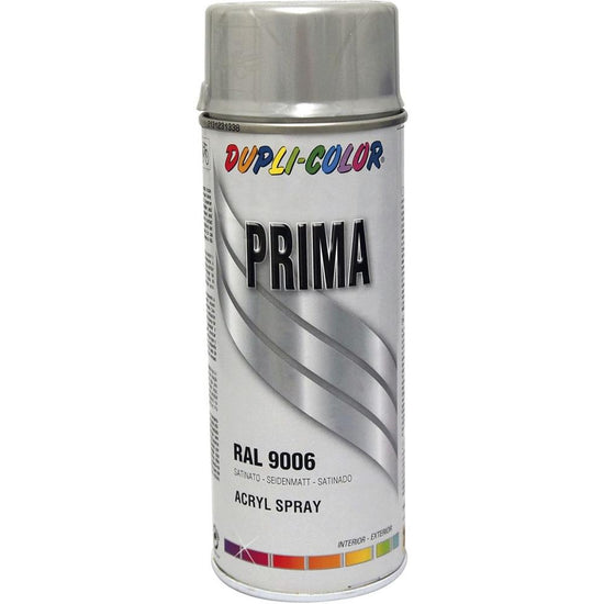 PEINTURE PRIMA RAL9006 ARGENT SATINÉ 400ML DUPLI COLOR