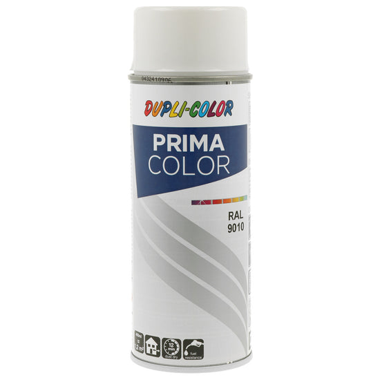 PEINTURE PRIMA RAL9010 BLANC PUR  BRILLANT 400ML DUPLI COLOR