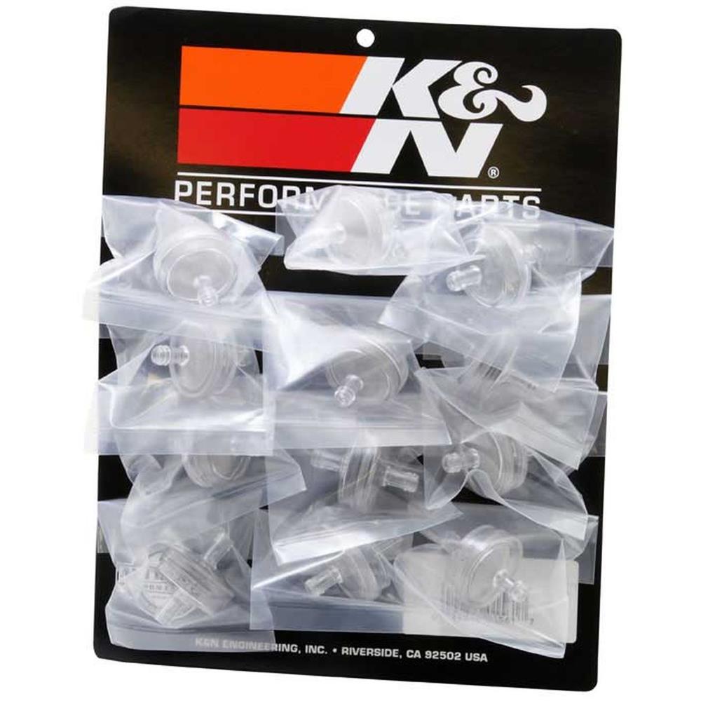 FILTRE A CARBURANT (12) 1/4FLG 1-3/4L K&N