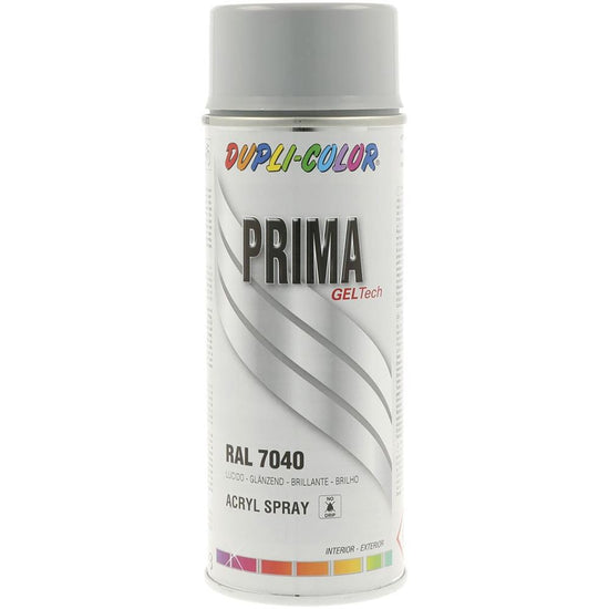 PEINTURE PRIMA RAL7040 GRIS FENÊTRE BRILLANT 400ML DUPLI COLOR